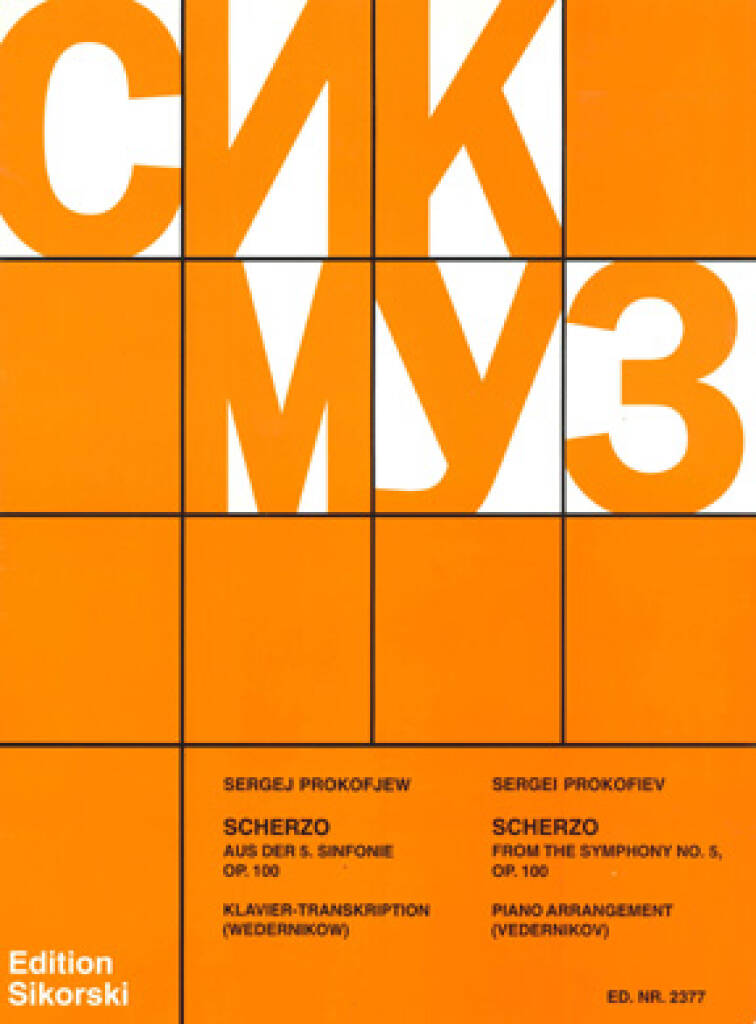 Prokofiev: Scherzo from Symphony No. 5, Op. 100 (arr. for piano)