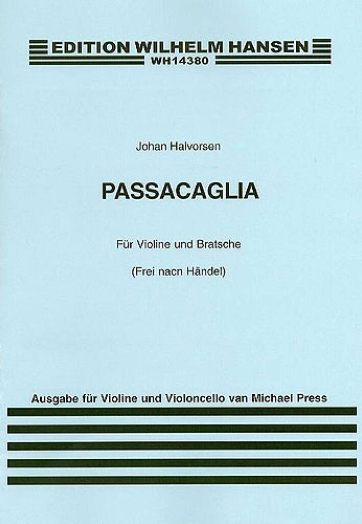 Handel-Halvorsen: Passacaglia for Violin and Cello