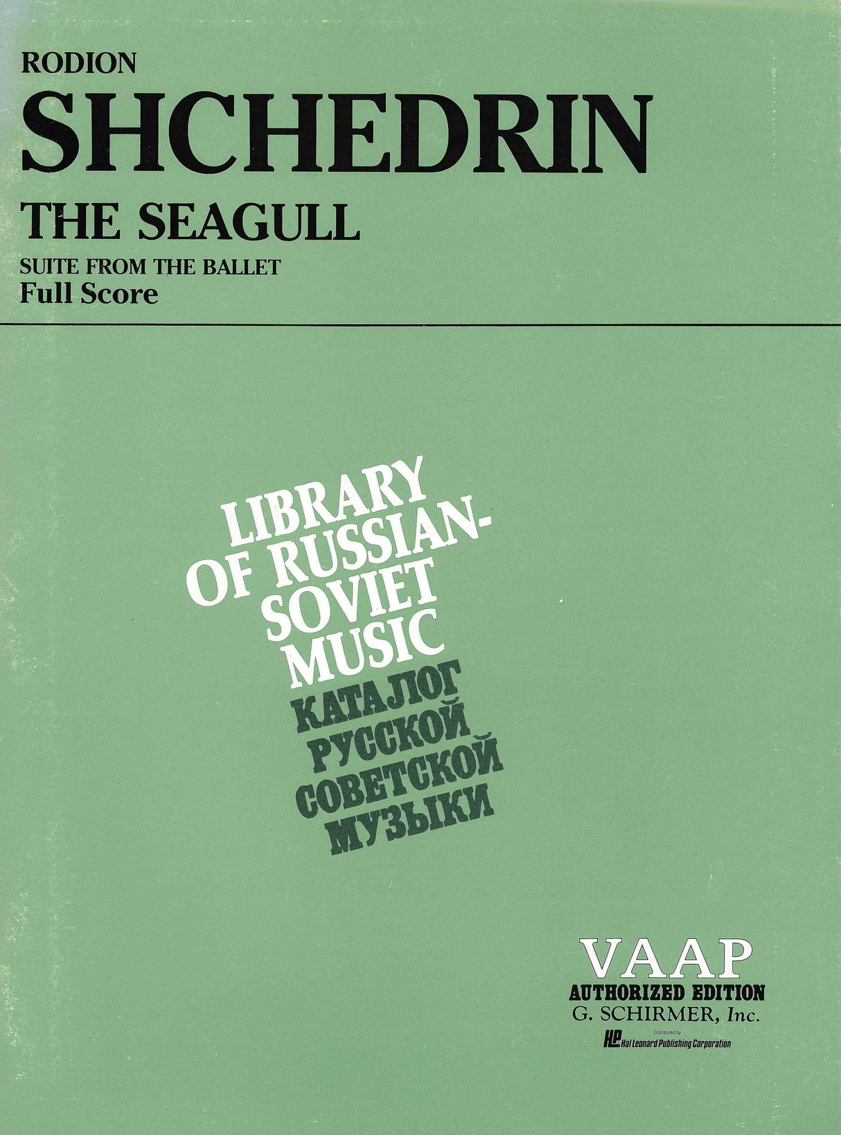 Shchedrin: The Seagull Suite