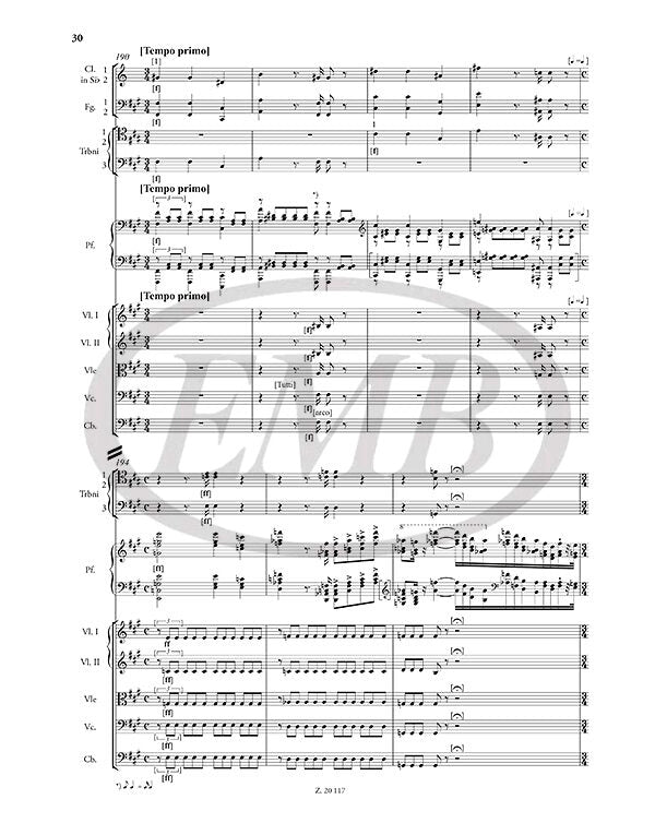 Liszt: Piano Concerto in E-flat Major, Op. posth. (working manuscript)