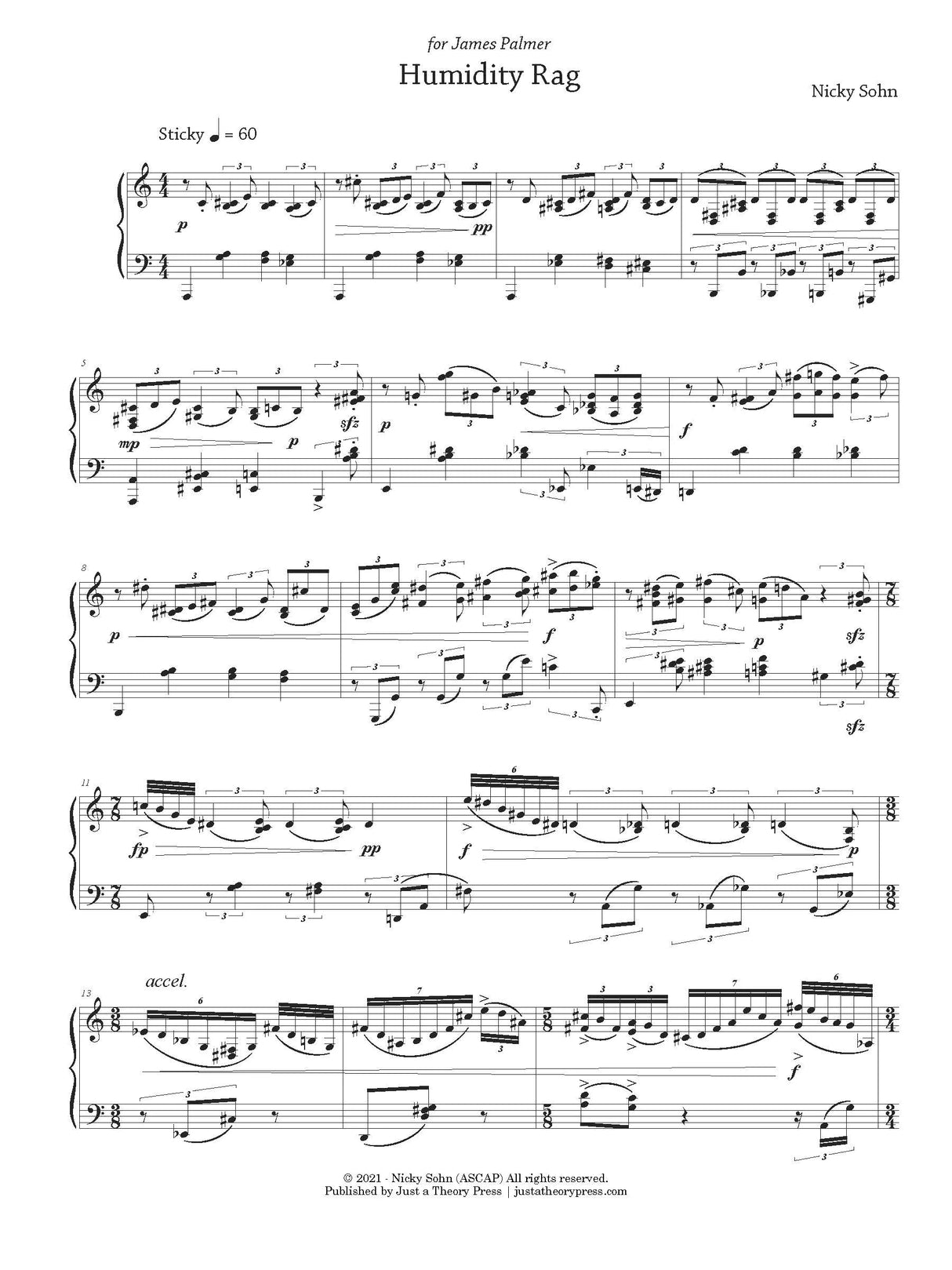 Sohn: Humidity Rag