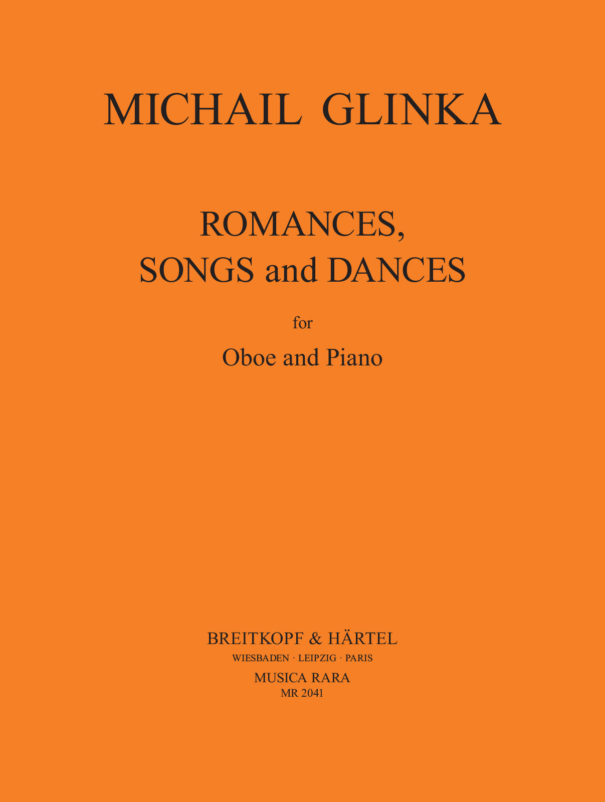 Glinka: Romances, Songs and Dances