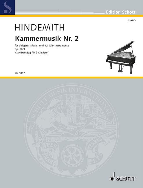 Hindemith: Kammermusik No. 2, Op. 36, No. 1
