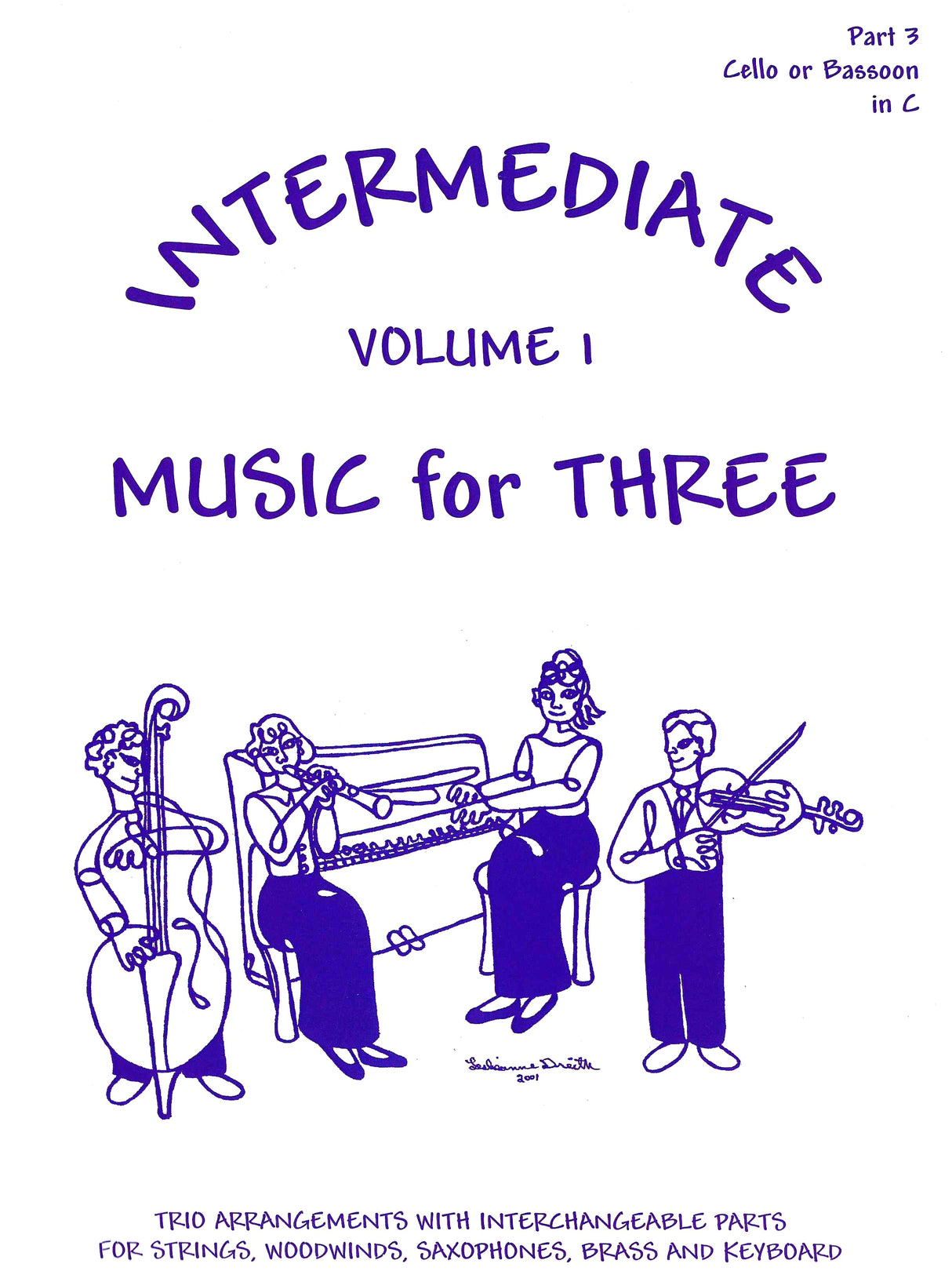 Intermediate Music for Three - Volume 1