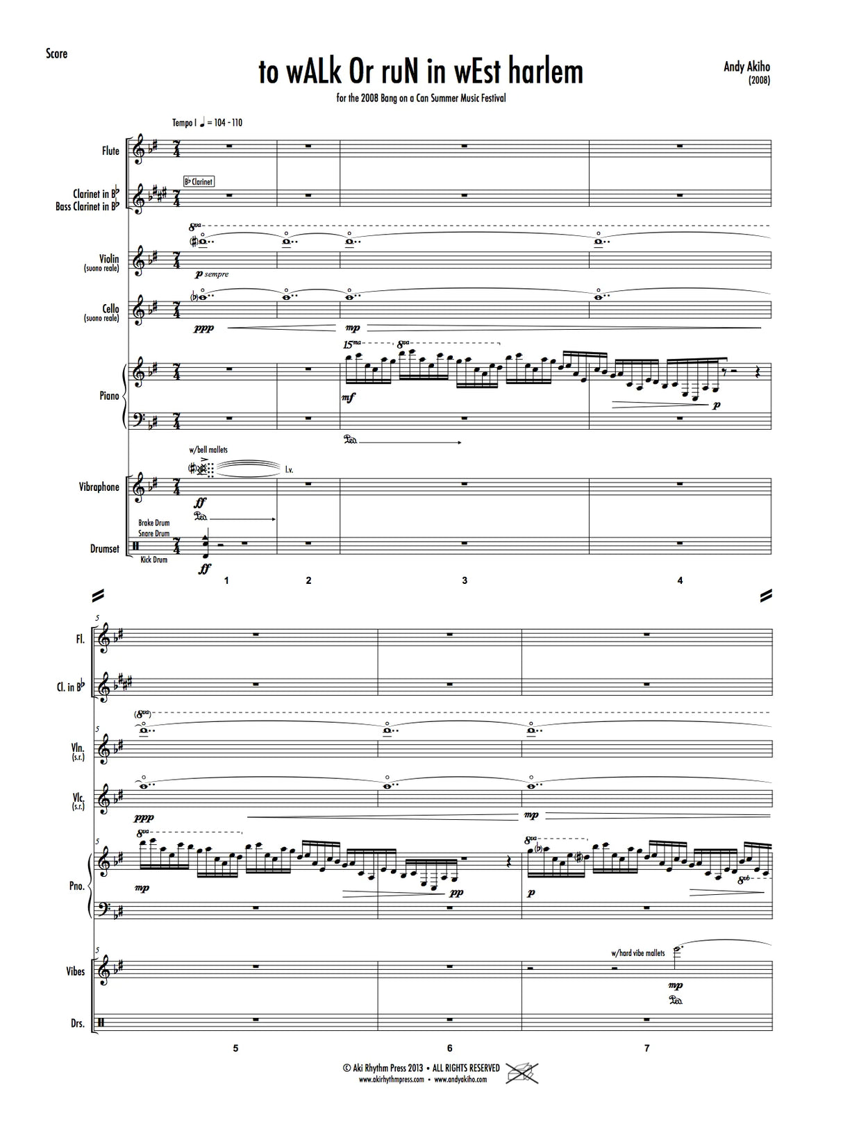 Akiho: to wALk or ruN in wEst harlem