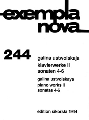 Ustvolskaya: Sonatas, Nos. 4–6