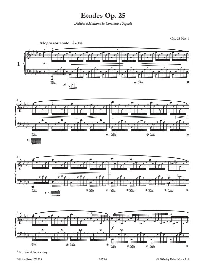 The Complete Chopin: Études, Op. 25