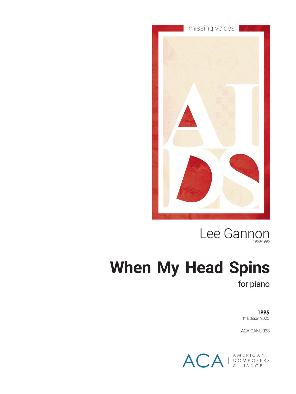 Gannon: When My Head Spins