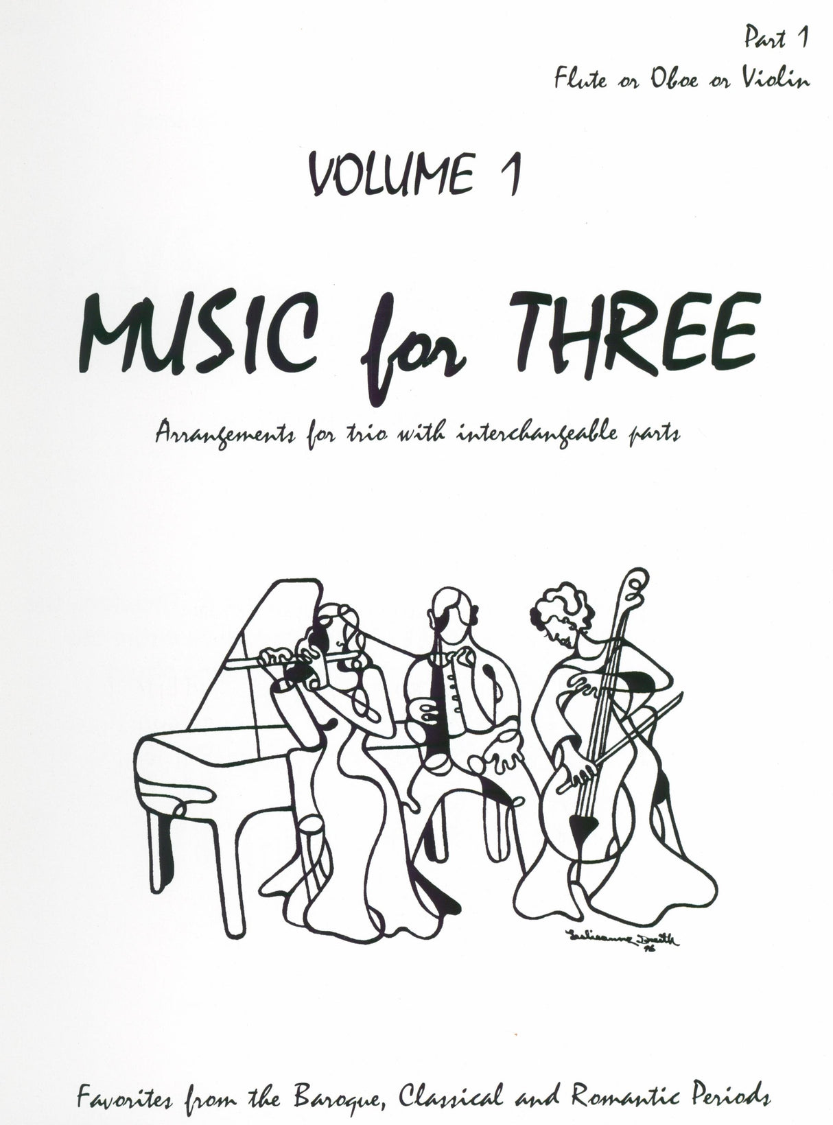 Music for Three - Volume 1 (for piano trio or mixed trio)