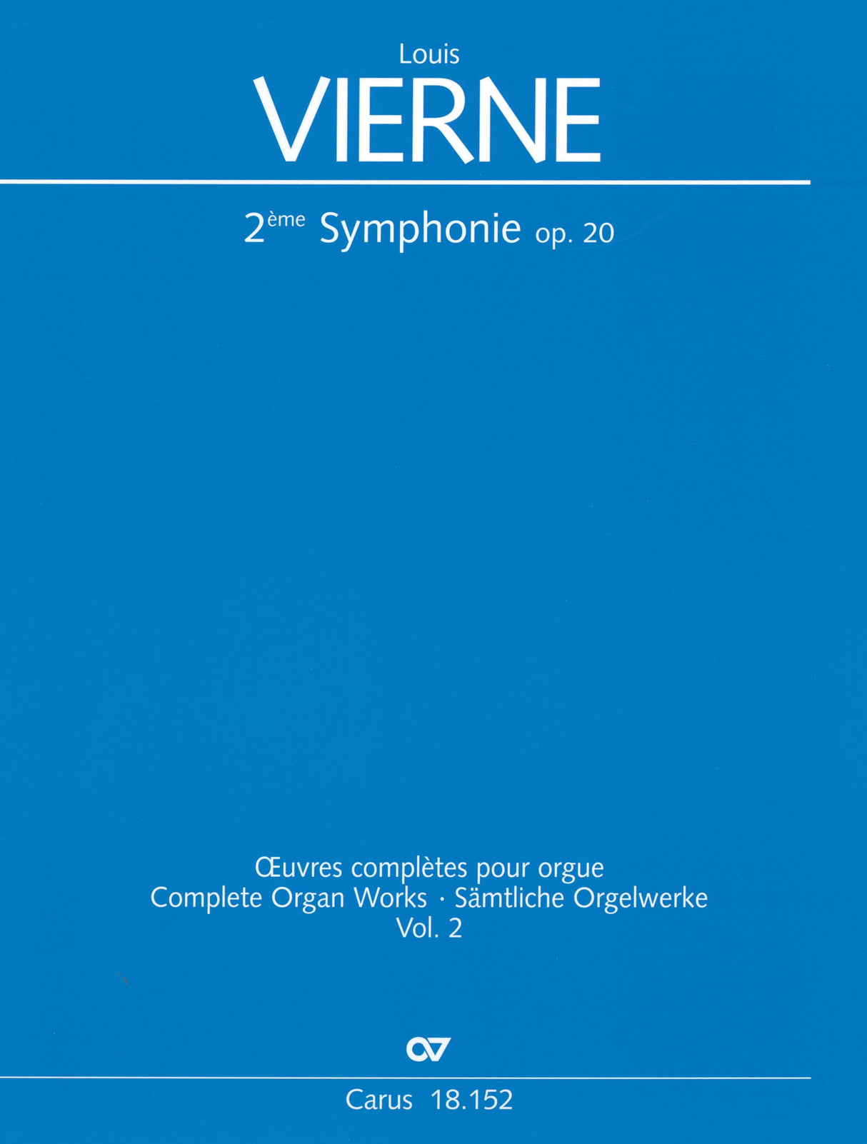 Vierne: Symphonie No. 2, Op. 20