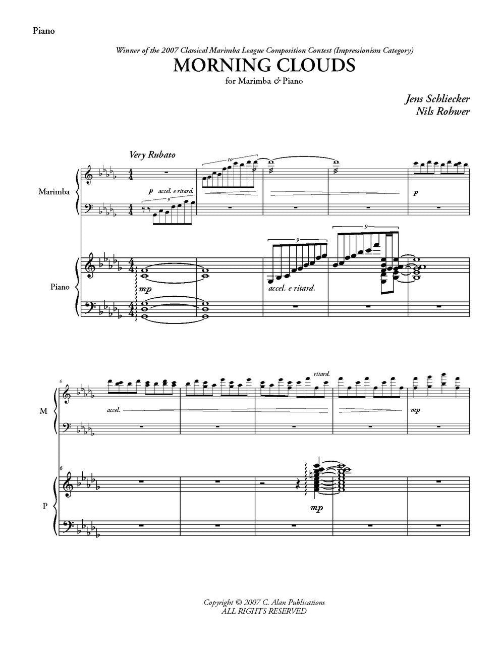 Schliecker-Rohwer: Morning Clouds