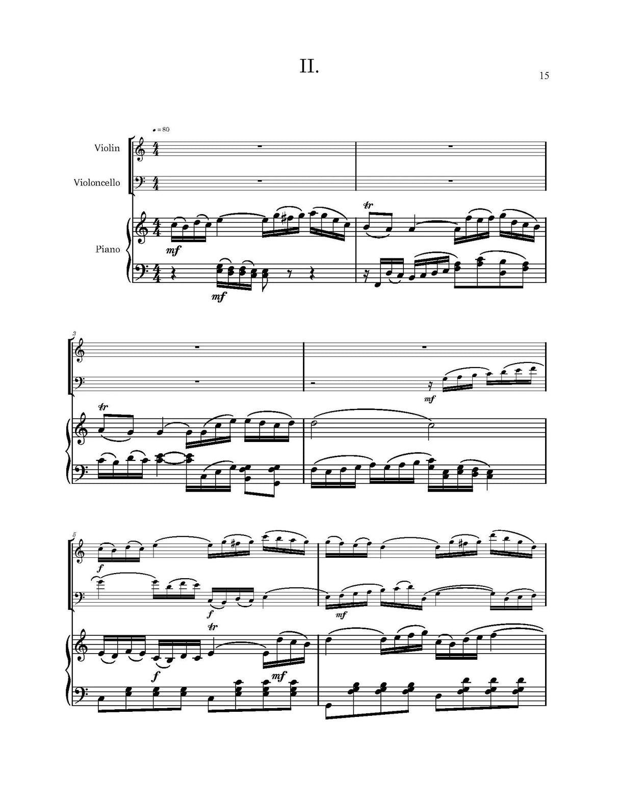 S. Block: Piano Trio