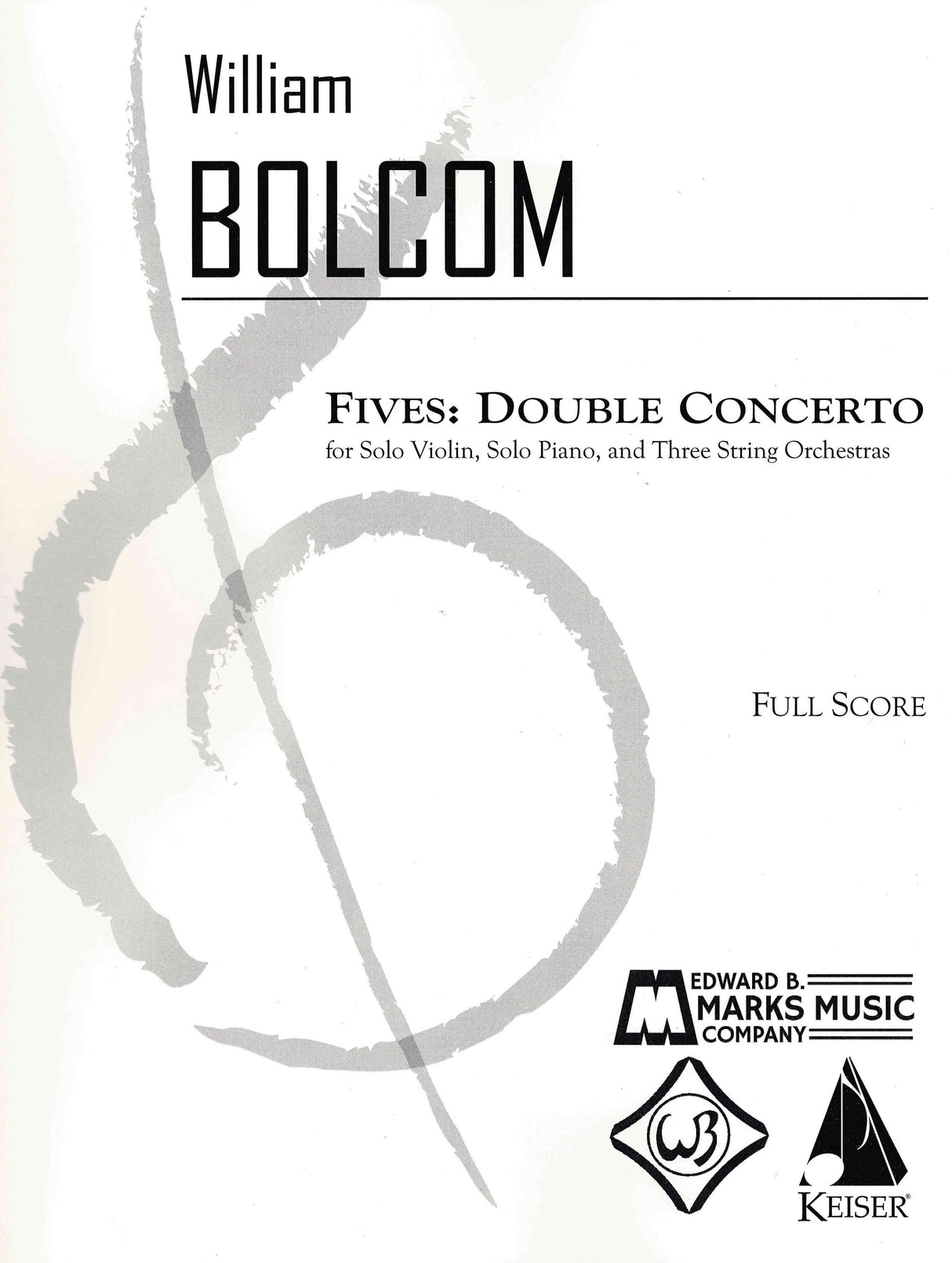 Bolcom: Fives: Double Concerto for Violin & Piano