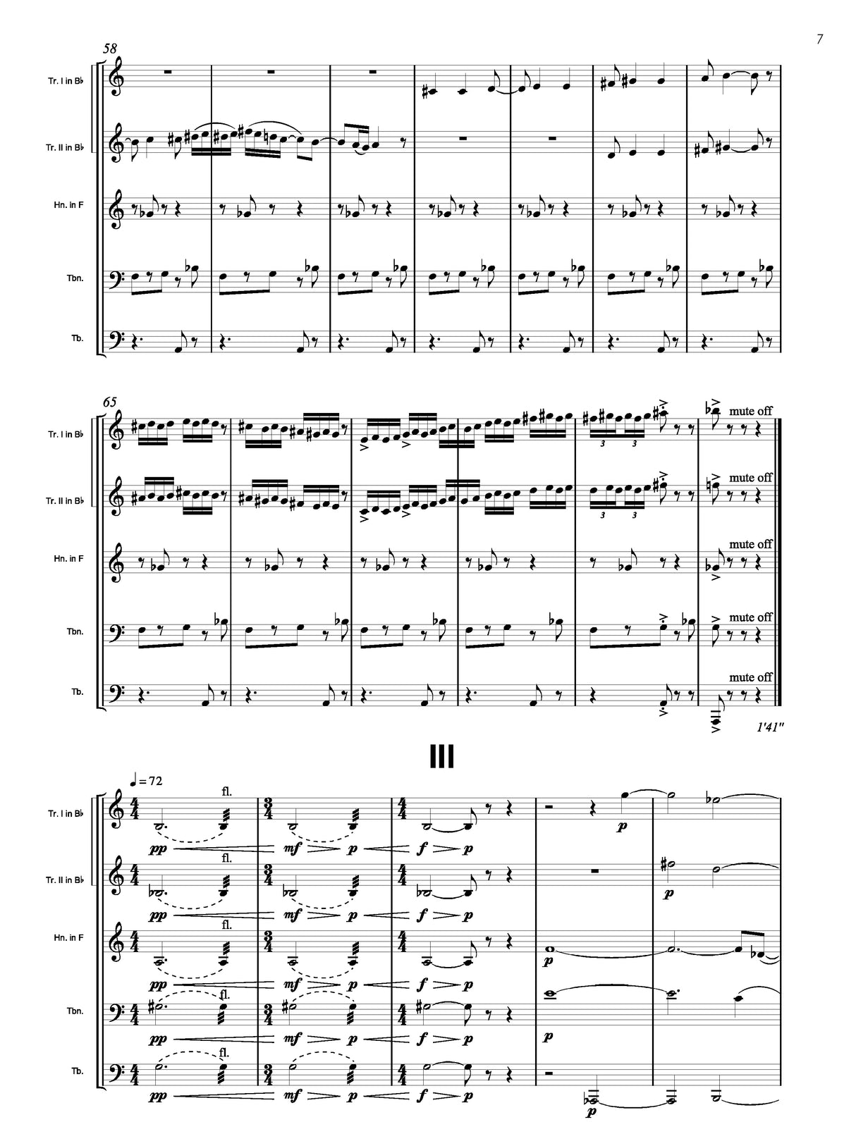 Van de Vate: Quintet No. 1 for Brass