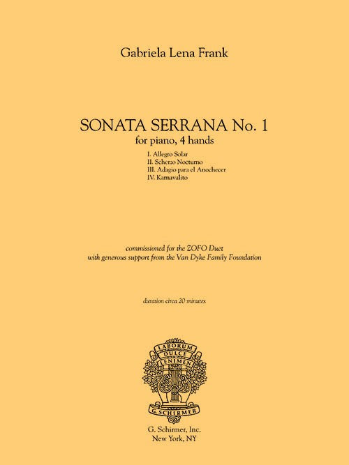 Frank: Sonata Serrana No. 1