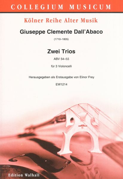 Dall'Abaco: Zwei Trios ABV 54-55