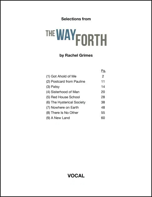 Grimes: Selections from "The Way Forth"