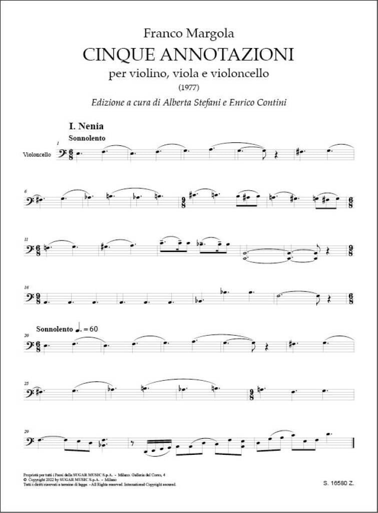 Margola: 5 Annotazioni