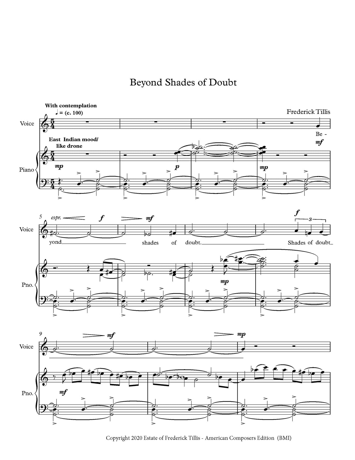 Tillis: Beyond Shades of Doubt