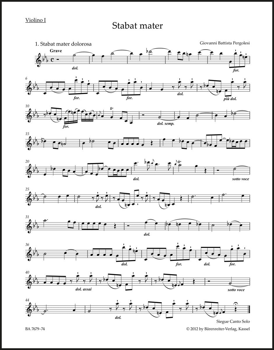 Pergolesi: Stabat mater