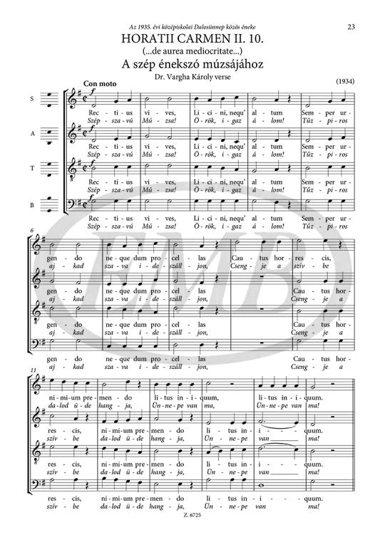 Kodály: Choral Works for Mixed Voices