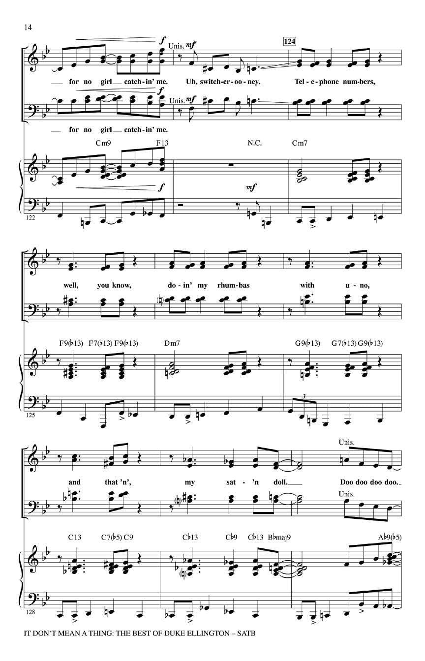 It Don't Mean a Thing: The Best of Duke Ellington (Medley)