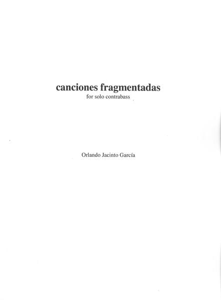García: canciones fragmentadas