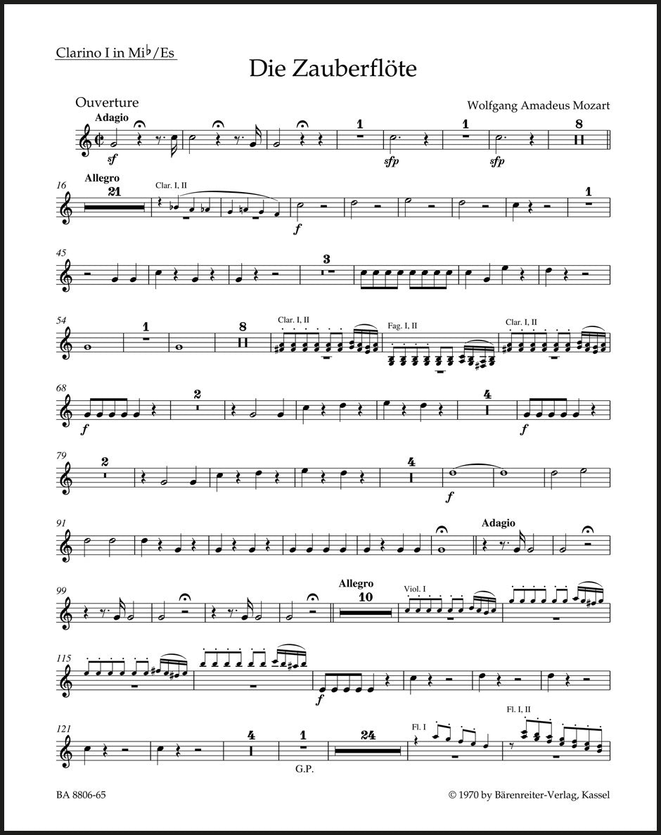 Mozart: Overture to The Magic Flute, K. 620