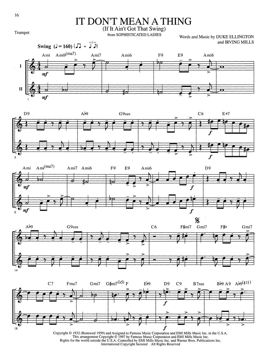 Great Jazz Duets - Trumpet