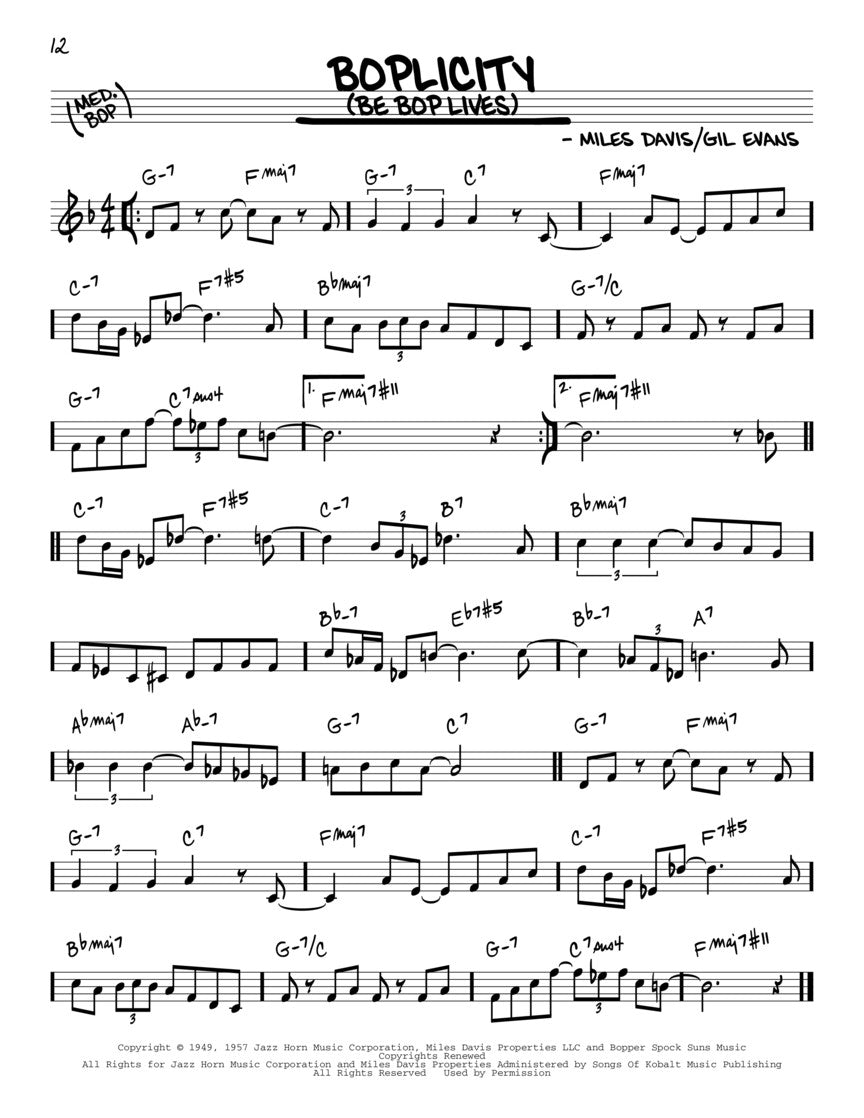 The Miles Davis Real Book