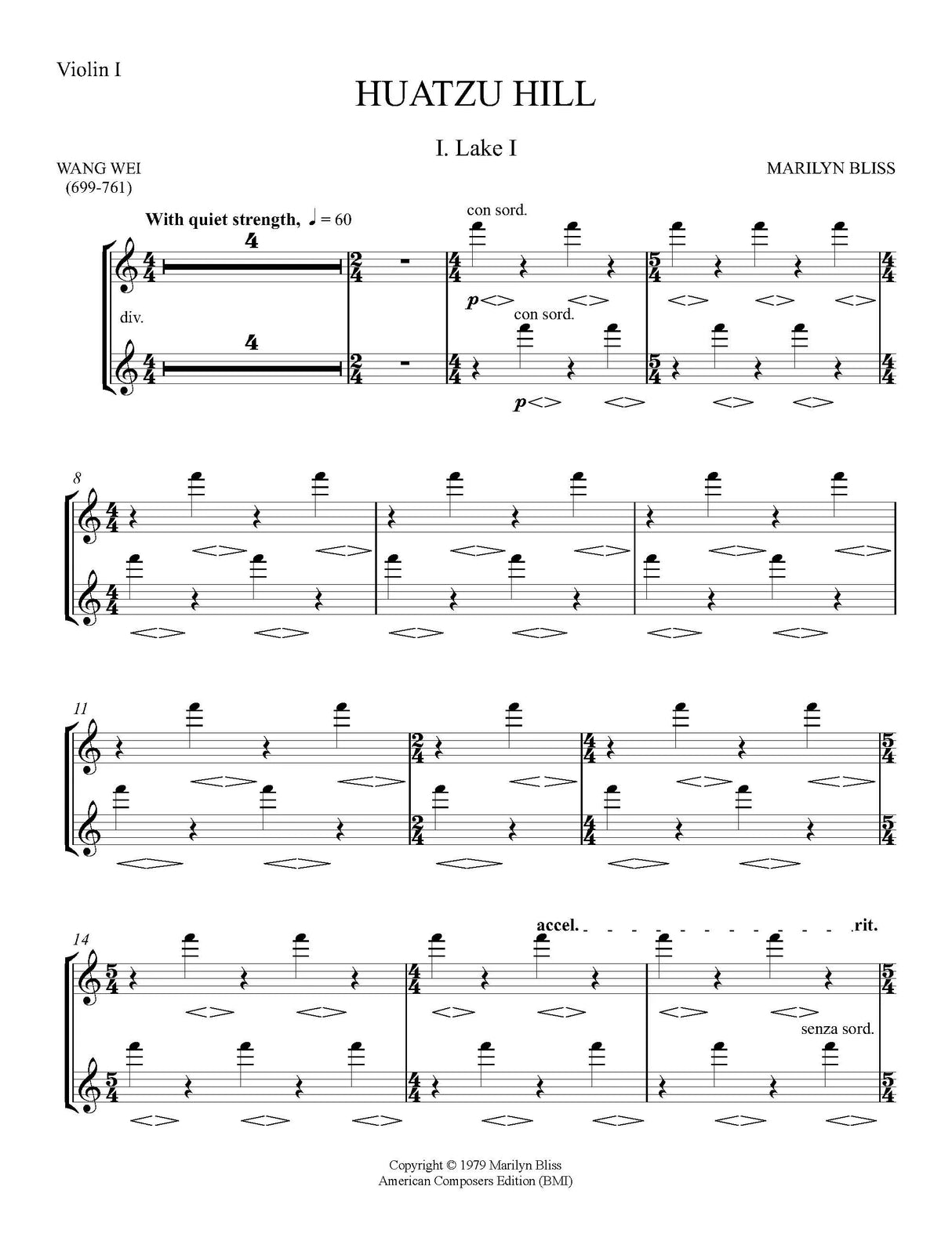 M. Bliss: Huatzu Hill