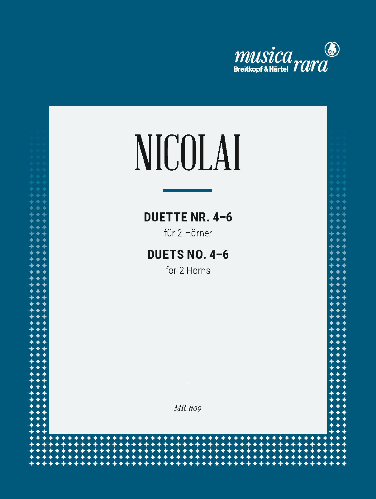 Nicolai: Duets, Nos. 4–6