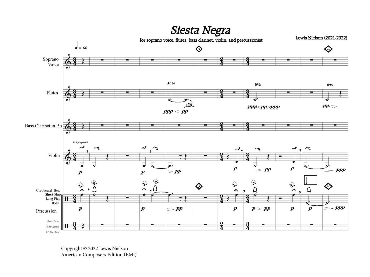 Nielson: Siesta Negra