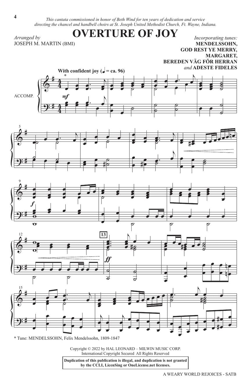 Martin: A Weary World Rejoices