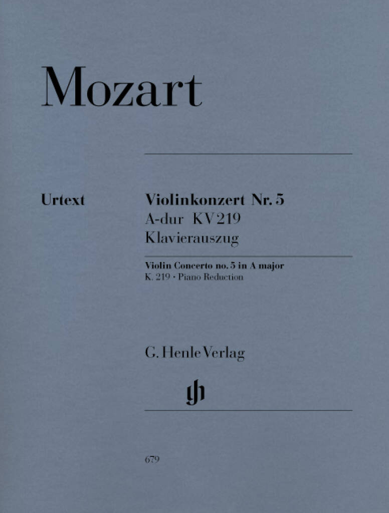 Mozart: Violin Concerto No. 5 in A Major, K. 219
