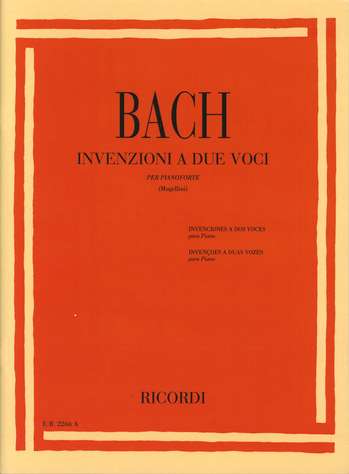 Bach: 15 Two-Part Inventions, BWV 772-786