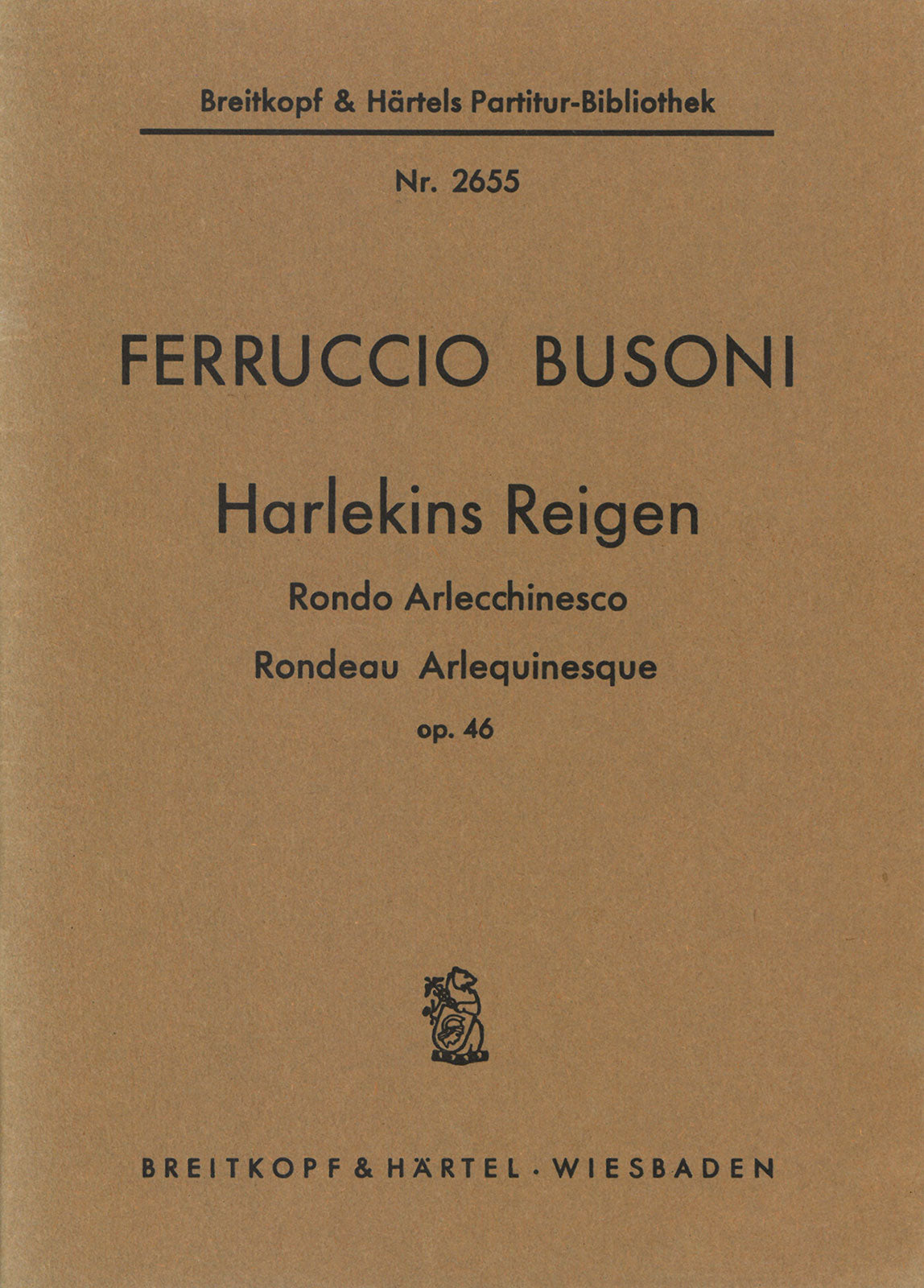Busoni: Rondo arlecchinesco, BV 266, Op. 46