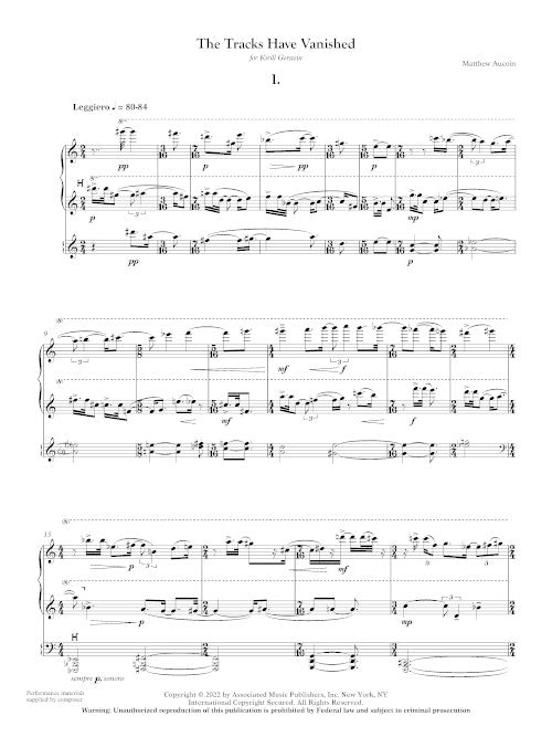 Aucoin: The Tracks Have Vanished