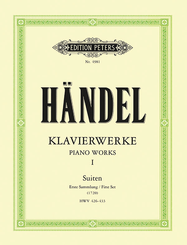 Handel: Keyboard Works - Volume 1 (HWV 426-433)