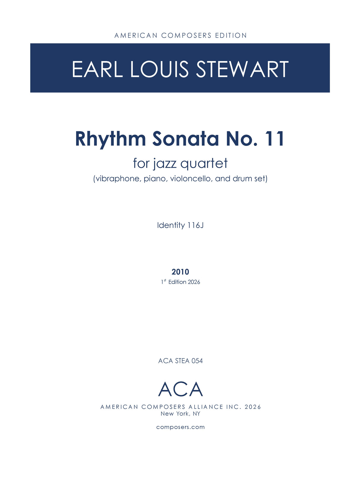 Stewart: Rhythm Sonata No. 11