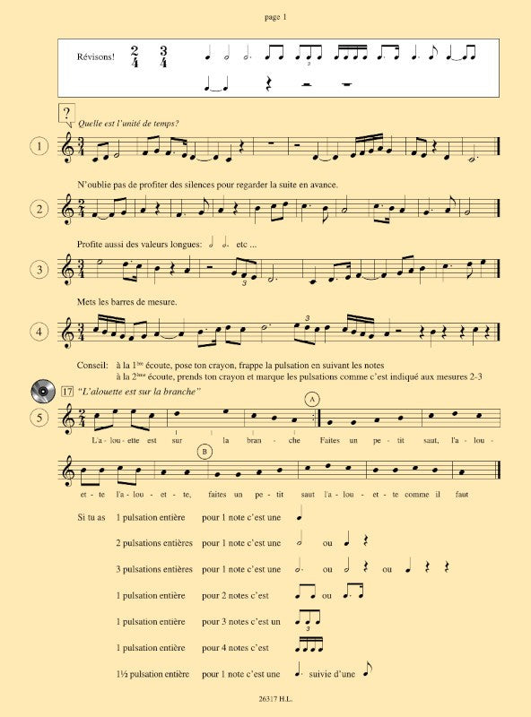 Je découvre la clé de sol et la clé de fa - Volume 2