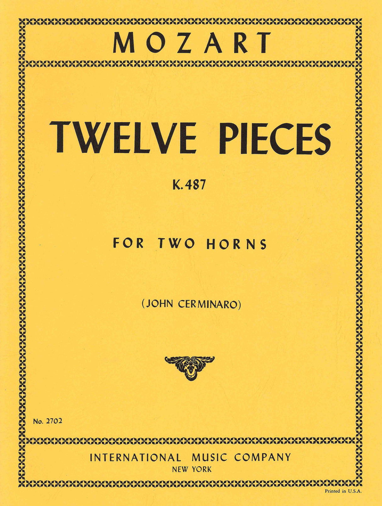 Mozart: 12 Horn Duets in C Major, K. 487