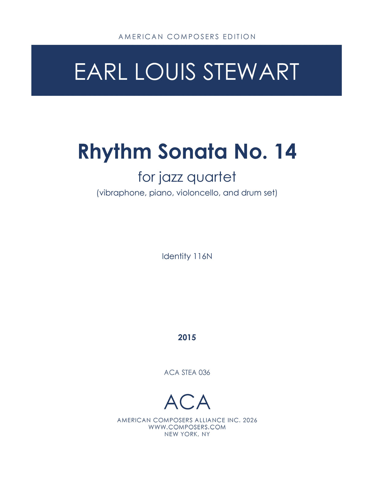 Stewart: Rhythm Sonata No. 14