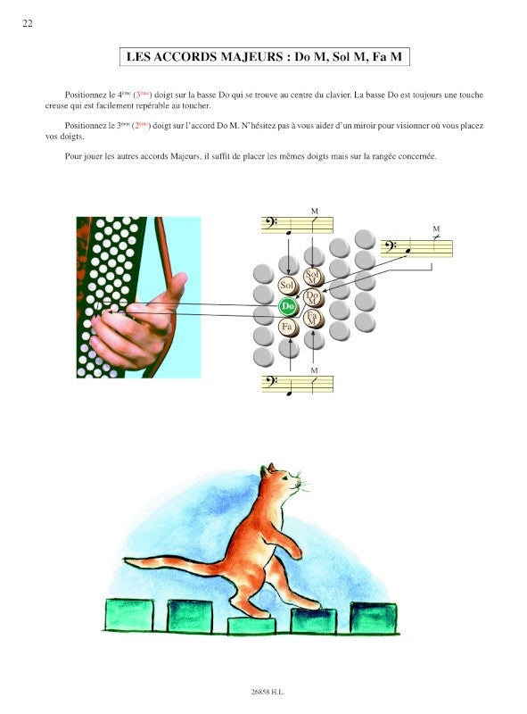 Maugain: Méthode d'accordéon - Volume 1 (Débutants)
