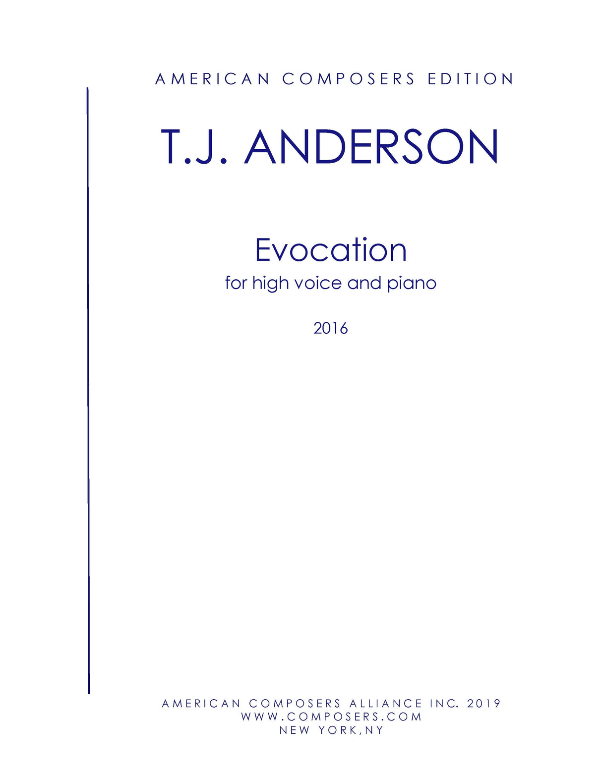 Anderson: Evocation