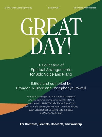 Great Day: A Collection of Solo Spiritual Arrangements