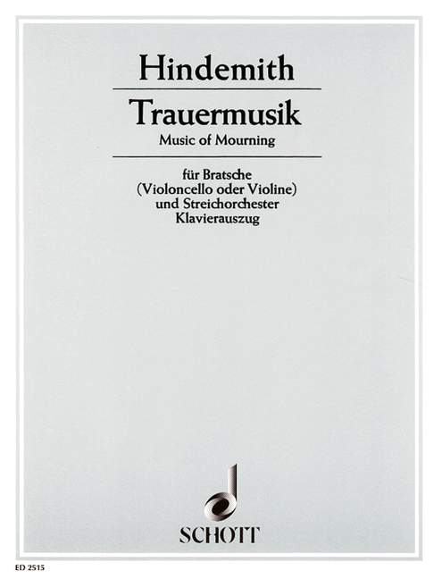 Hindemith: Trauermusik