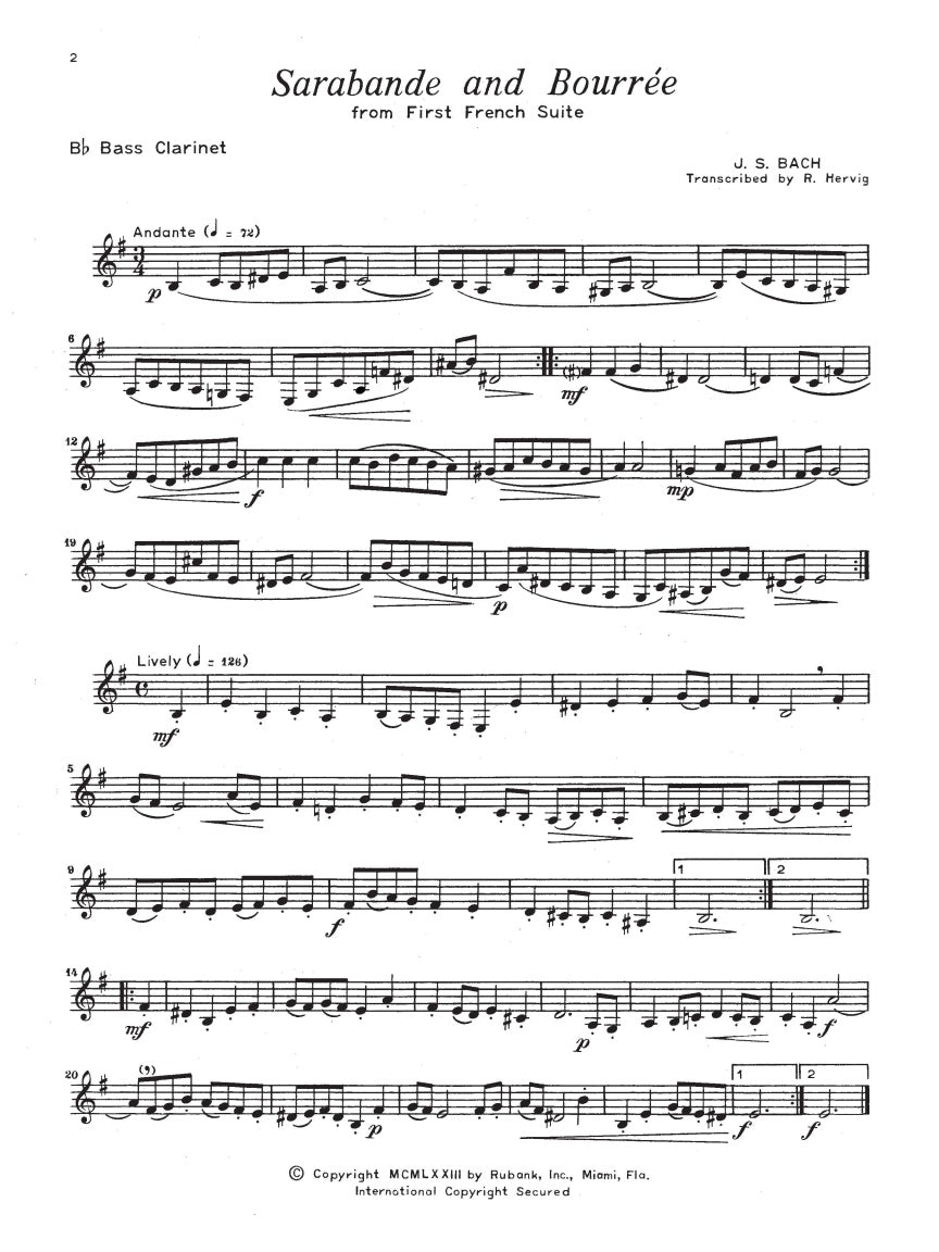 Concert and Contest Collection - Bass Clarinet