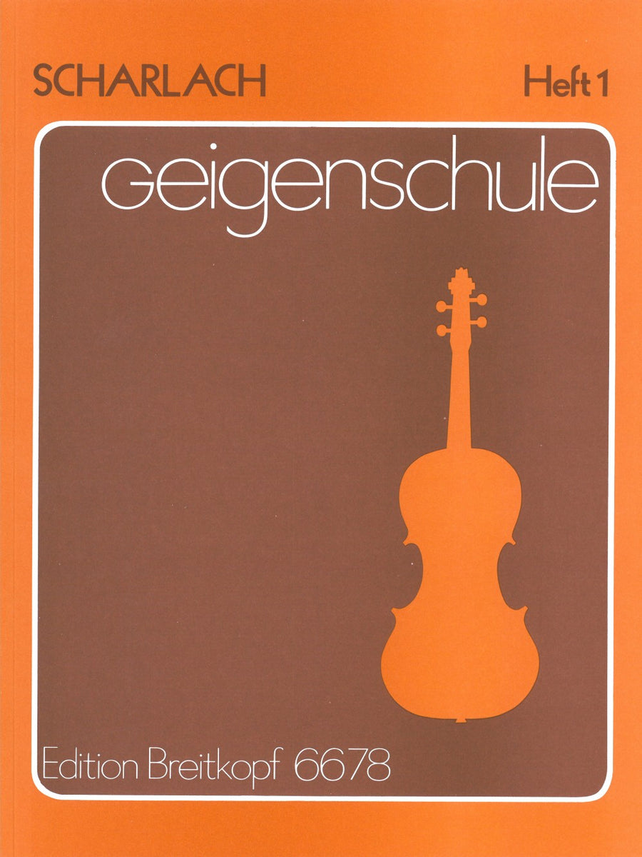Scharlach: Geigenschule (Violin School) - Book 1 – Ficks Music