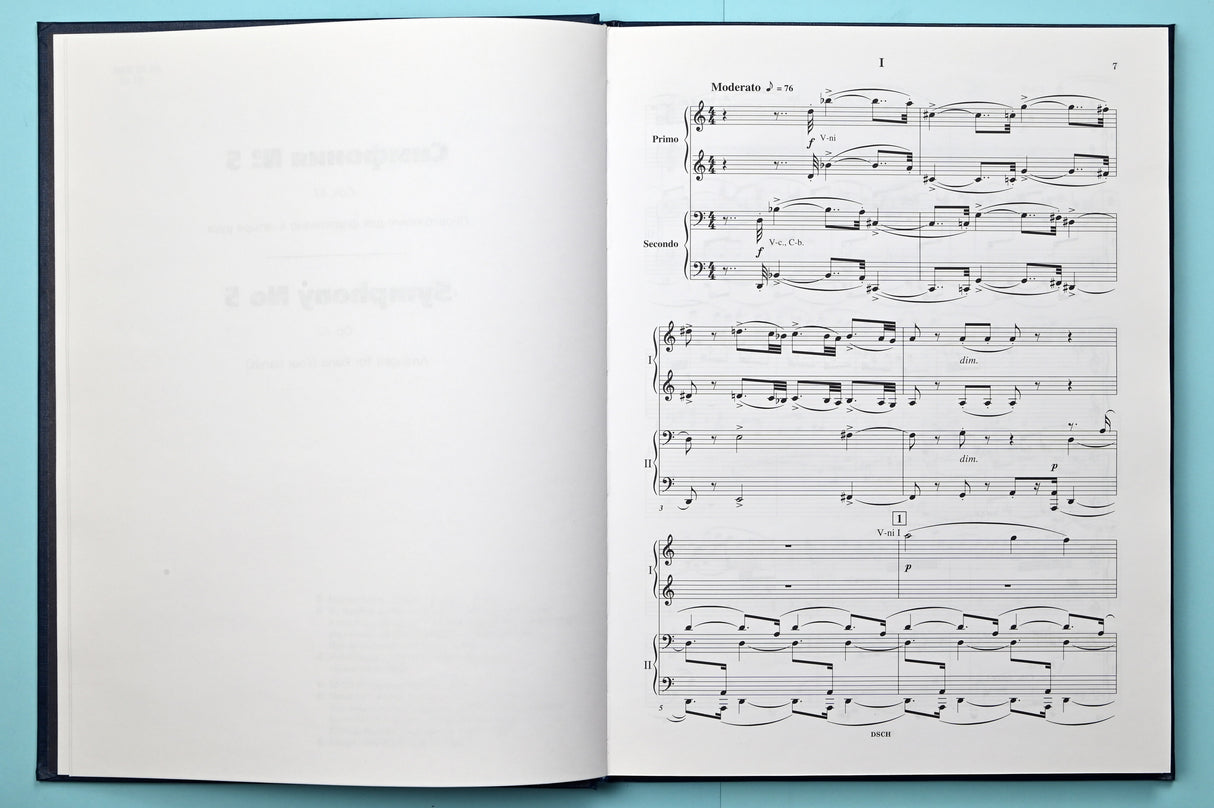 Shostakovich: Symphony No. 5, Op. 47 (arr. for piano 4-hands)